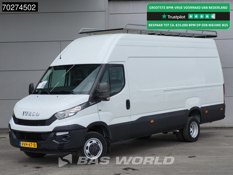 Iveco Daily 50C17 3.0L Automaat 170PK L4H3 Hoog Dak Dubbellucht 3,5t Trekhaak Imperiaal Airco Euro6 L4 Maxi 18m3 Airco Trekhaak - Furgon: 1 kép. Iveco Daily 50C17 3.0L Automaat 170PK L4H3 Hoog Dak Dubbellucht 3,5t Trekhaak Imperiaal Airco Euro6 L4 Maxi 18m3 Airco Trekhaak - Furgon: 1 kép.