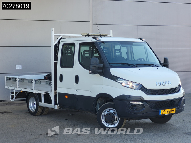 Iveco Daily 50C17 3.0L Automaat DC Open laadbak Kraan Hiab 017T-2 Airco APK 10-2025 Pickup Crane Kraanwagen Pritsche Airco Dubbel cabine - Platós kisteherautó: 3 kép. Iveco Daily 50C17 3.0L Automaat DC Open laadbak Kraan Hiab 017T-2 Airco APK 10-2025 Pickup Crane Kraanwagen Pritsche Airco Dubbel cabine - Platós kisteherautó: 3 kép.