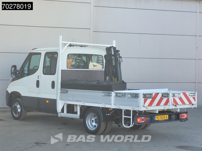 Iveco Daily 50C17 3.0L Automaat DC Open laadbak Kraan Hiab 017T-2 Airco APK 10-2025 Pickup Crane Kraanwagen Pritsche Airco Dubbel cabine - Platós kisteherautó: 2 kép. Iveco Daily 50C17 3.0L Automaat DC Open laadbak Kraan Hiab 017T-2 Airco APK 10-2025 Pickup Crane Kraanwagen Pritsche Airco Dubbel cabine - Platós kisteherautó: 2 kép.