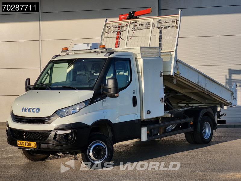 Iveco Daily 70C18 3.0L Driezijdige Kipper 500KG Kraan Kraanwagen Open Laadbak 3,5t Trekhaak Airco Cruise Euro6 Kraan Crane Kranwagen Kipper - Billenőplatós kisteherautó: 2 kép. Iveco Daily 70C18 3.0L Driezijdige Kipper 500KG Kraan Kraanwagen Open Laadbak 3,5t Trekhaak Airco Cruise Euro6 Kraan Crane Kranwagen Kipper - Billenőplatós kisteherautó: 2 kép.