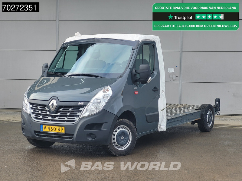 Renault Master 170pk Automaat Plancher chassis cabine 433WB Fahrgestell Navi Airco Cruise Airco Cruise control - Kisteherautó: 1 kép. Renault Master 170pk Automaat Plancher chassis cabine 433WB Fahrgestell Navi Airco Cruise Airco Cruise control - Kisteherautó: 1 kép.