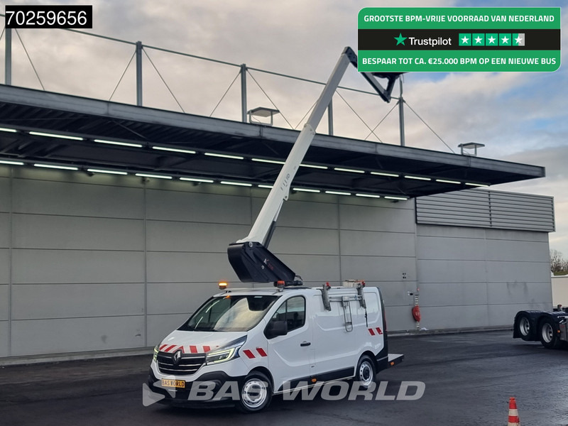 Renault Trafic 145pk Hoogwerker 11,4meter Werkhoogte LED Airco Cruise Werkplaatsinrichting Euro6 Nacelle Arbeitsbühne Klubb K21B Hubarbeitsbühn - Kisteherautó: 1 kép. Renault Trafic 145pk Hoogwerker 11,4meter Werkhoogte LED Airco Cruise Werkplaatsinrichting Euro6 Nacelle Arbeitsbühne Klubb K21B Hubarbeitsbühn - Kisteherautó: 1 kép.