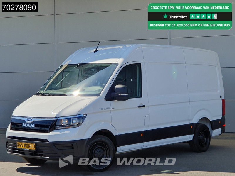MAN TGE 3.140 Automaat L3H3 Trekhaak Airco Camera Parkeersensoren Euro6 L2H2 11m3 Airco Trekhaak - Furgon: 1 kép. MAN TGE 3.140 Automaat L3H3 Trekhaak Airco Camera Parkeersensoren Euro6 L2H2 11m3 Airco Trekhaak - Furgon: 1 kép.