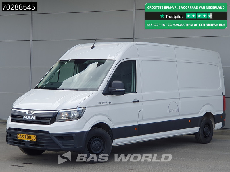 MAN TGE 3.140 Automaat L4H3 Airco Camera Parkeersensoren Euro6 L3H2 15m3 Airco - Furgon: 1 kép. MAN TGE 3.140 Automaat L4H3 Airco Camera Parkeersensoren Euro6 L3H2 15m3 Airco - Furgon: 1 kép.