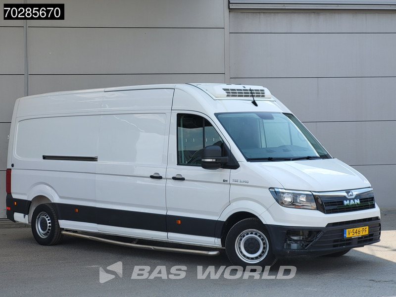 Hűtős kisteherautó MAN TGE 3.140 Bi Temp Koelwagen Vriezer Themo King V-300 MAX Airco Euro6 Koel Koeler Vries Kühler Kühl Kühlwagen Frigo 12m3 Airco Cruise contr: 5 kép.