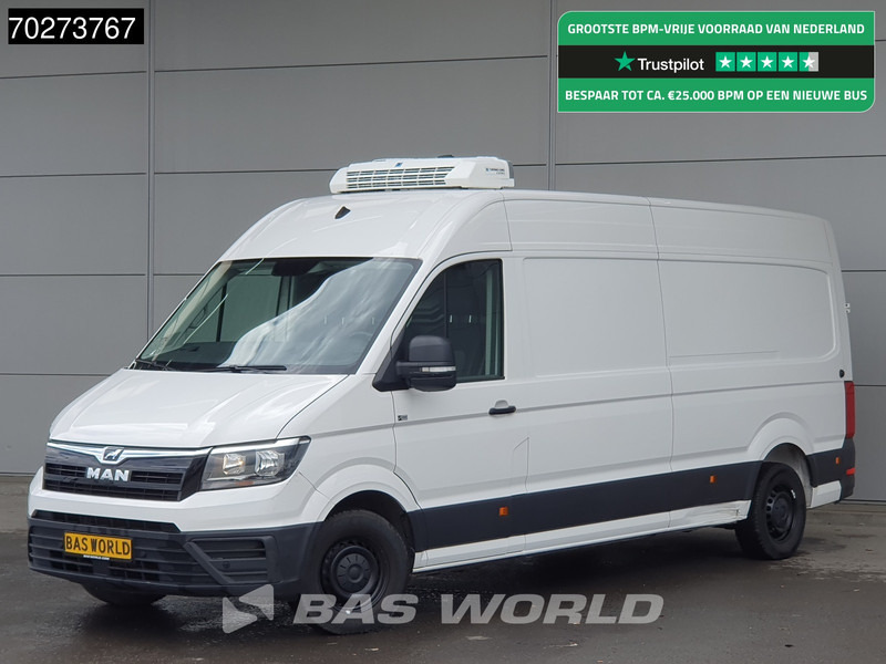 MAN TGE 3.140 Koelwagen Automaat Thermo King V-200 MAX L4H3 Airco Camera Parkeersensoren L3H2 Euro6 Koel Koeler Kühl Kühler Kühlwagen 12m3 Air - Hűtős kisteherautó: 1 kép. MAN TGE 3.140 Koelwagen Automaat Thermo King V-200 MAX L4H3 Airco Camera Parkeersensoren L3H2 Euro6 Koel Koeler Kühl Kühler Kühlwagen 12m3 Air - Hűtős kisteherautó: 1 kép.
