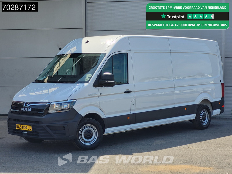 MAN TGE 3.140 L4H3 Trekhaak Airco Cruise Camera Parkeersensoren Euro6 L3H2 15m3 Airco Trekhaak Cruise control - Furgon: 1 kép. MAN TGE 3.140 L4H3 Trekhaak Airco Cruise Camera Parkeersensoren Euro6 L3H2 15m3 Airco Trekhaak Cruise control - Furgon: 1 kép.