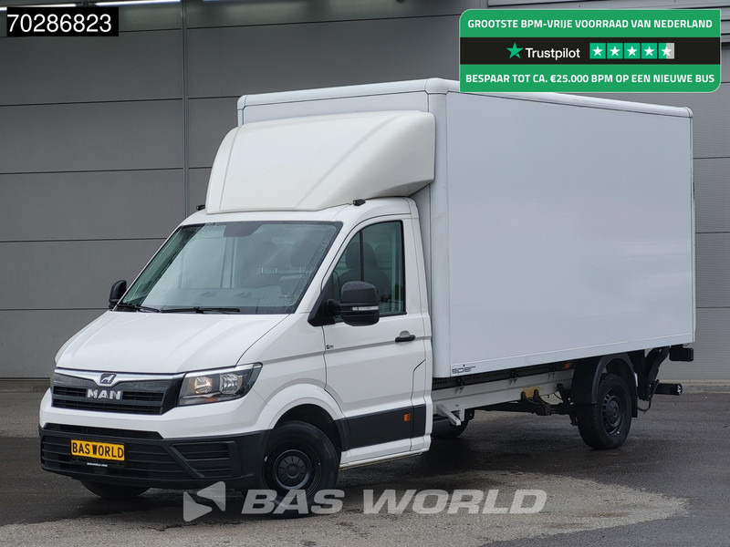 MAN TGE 3.140 Laadklep Automaat Airco Cruise Camera Euro6 Meubelbak Koffer 20m3 Airco Cruise control - Dobozos kisteherautó: 1 kép. MAN TGE 3.140 Laadklep Automaat Airco Cruise Camera Euro6 Meubelbak Koffer 20m3 Airco Cruise control - Dobozos kisteherautó: 1 kép.