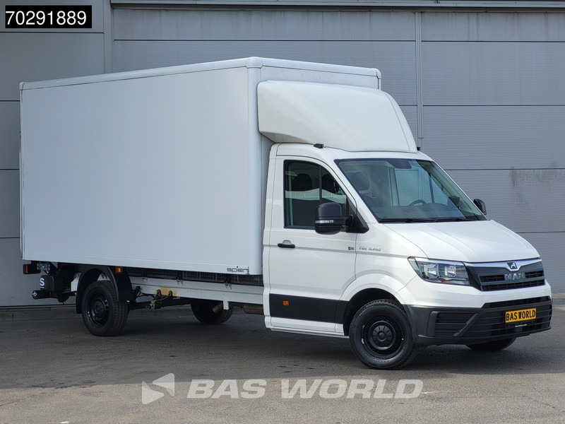 MAN TGE 3.140 Laadklep Automaat Bakwagen Airco Cruise Camera Euro6 Meubelbak Koffer 20m3 Airco Cruise control - Dobozos kisteherautó: 5 kép. MAN TGE 3.140 Laadklep Automaat Bakwagen Airco Cruise Camera Euro6 Meubelbak Koffer 20m3 Airco Cruise control - Dobozos kisteherautó: 5 kép.