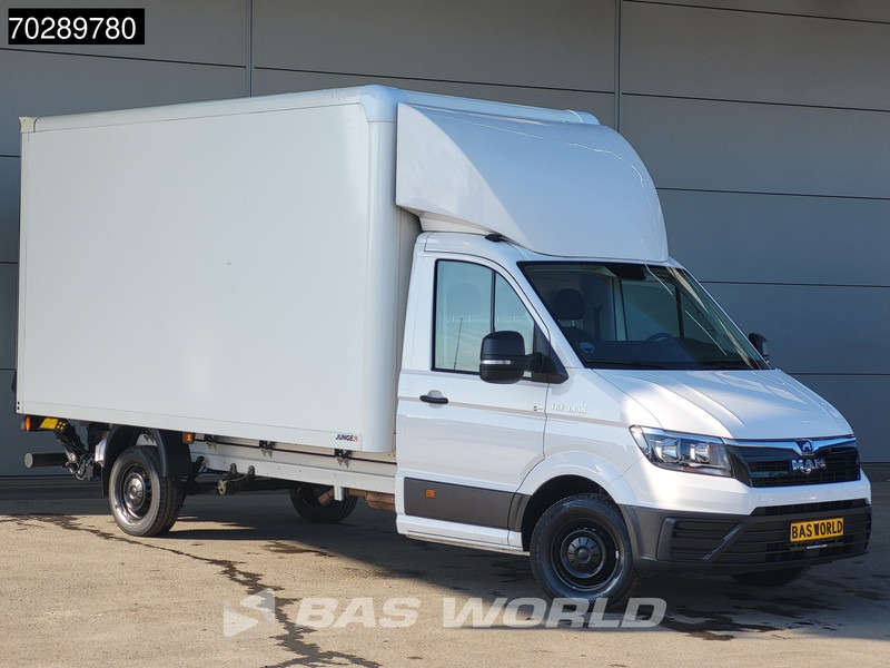 MAN TGE 3.140 Laadklep Automaat Bakwagen Airco Cruise Camera Euro6 Meubelbak Koffer 21m3 Airco - Dobozos kisteherautó: 5 kép. MAN TGE 3.140 Laadklep Automaat Bakwagen Airco Cruise Camera Euro6 Meubelbak Koffer 21m3 Airco - Dobozos kisteherautó: 5 kép.