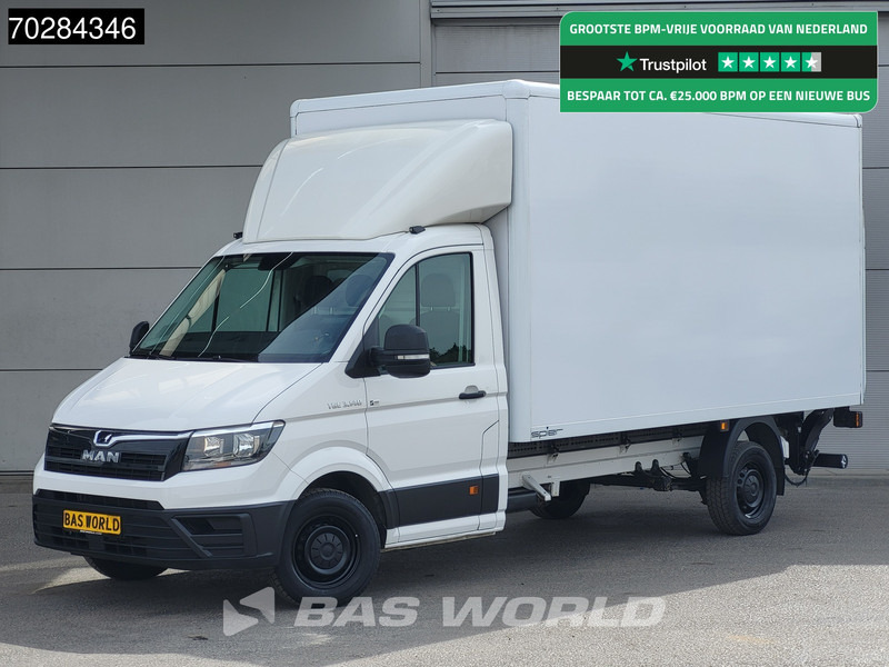 MAN TGE 3.140 Laadklep Bakwagen Airco Cruise Camera Euro6 Meubelbak Koffer 20m3 Airco Cruise control - Dobozos kisteherautó: 1 kép. MAN TGE 3.140 Laadklep Bakwagen Airco Cruise Camera Euro6 Meubelbak Koffer 20m3 Airco Cruise control - Dobozos kisteherautó: 1 kép.