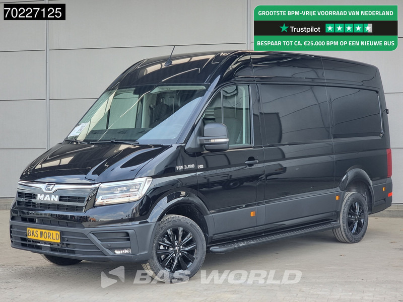 MAN TGE 3.180 180PK Automaat Black Edition L3H3 LED LM velgen Groot scherm CarPlay Camera 11m3 Airco Cruise control - Furgon: 1 kép. MAN TGE 3.180 180PK Automaat Black Edition L3H3 LED LM velgen Groot scherm CarPlay Camera 11m3 Airco Cruise control - Furgon: 1 kép.