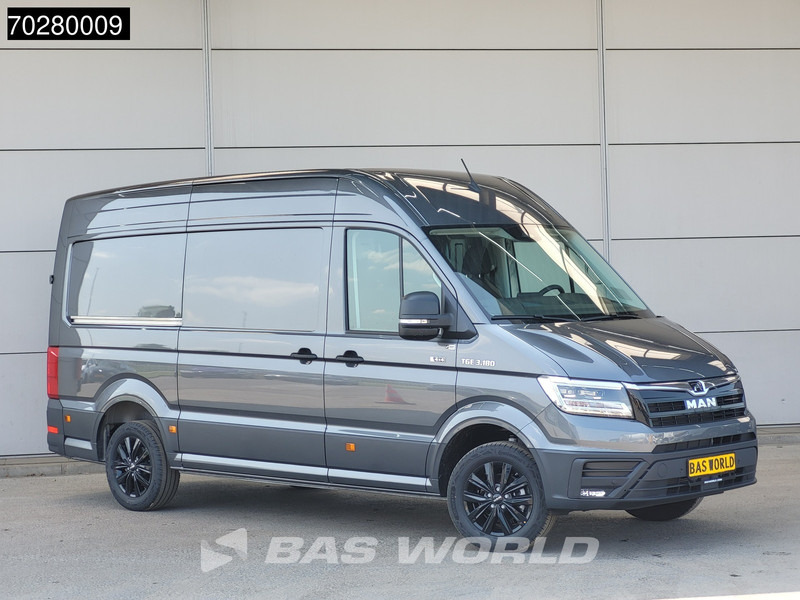 MAN TGE 3.180 4x4 Automaat L3H3 LED ACC Navi Airco Cruise Camera Parkeersensoren L2H2 Allrad 4WD 12m3 Airco - Furgon: 2 kép. MAN TGE 3.180 4x4 Automaat L3H3 LED ACC Navi Airco Cruise Camera Parkeersensoren L2H2 Allrad 4WD 12m3 Airco - Furgon: 2 kép.