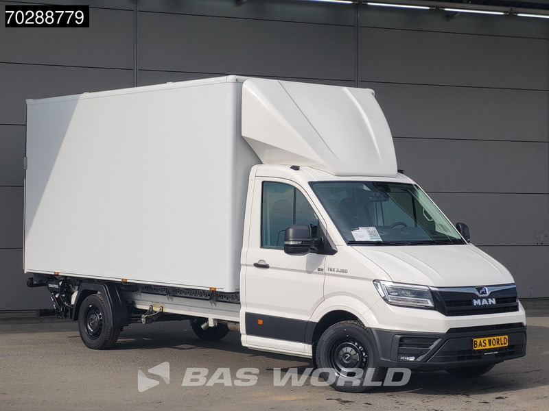 MAN TGE 3.180 Automaat Laadklep Bakwagen 2025 Facelift Navi LED Airco Cruise Euro6 Meubelbak Koffer 21m3 Airco Cruise control - Dobozos kisteherautó: 5 kép. MAN TGE 3.180 Automaat Laadklep Bakwagen 2025 Facelift Navi LED Airco Cruise Euro6 Meubelbak Koffer 21m3 Airco Cruise control - Dobozos kisteherautó: 5 kép.