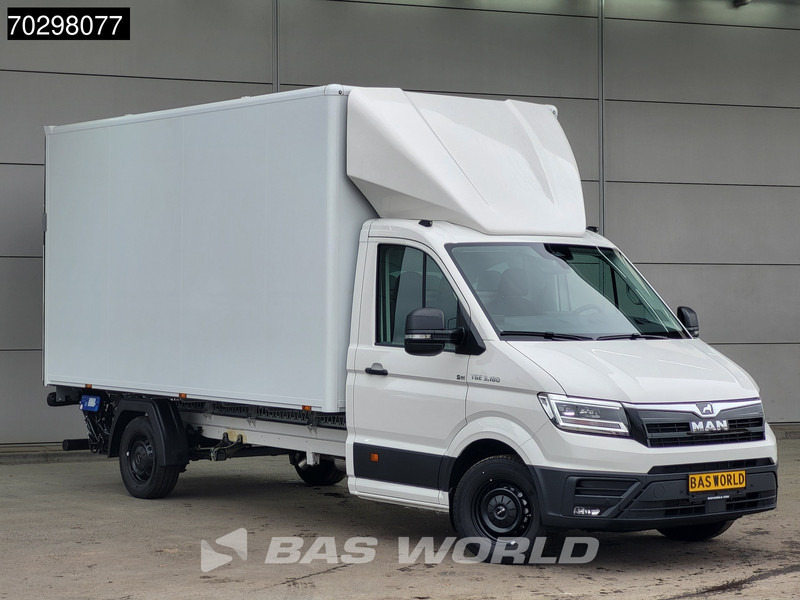 MAN TGE 3.180 Automaat Laadklep Bakwagen 2025 Facelift Navi LED Airco Cruise Euro6 Meubelbak Koffer Airco Cruise control - Dobozos kisteherautó: 5 kép. MAN TGE 3.180 Automaat Laadklep Bakwagen 2025 Facelift Navi LED Airco Cruise Euro6 Meubelbak Koffer Airco Cruise control - Dobozos kisteherautó: 5 kép.