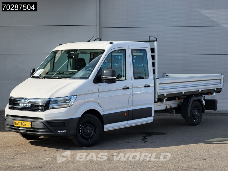 MAN TGE 3.180 Drie-Zijdige Automaat Kipper 2025-Facelift 180PK Trekhaak LED Airco Cruise Navi Euro6 Kipper Tipper Benne Kieper 3m3 Airco Trekh - Billenőplatós kisteherautó: 2 kép. MAN TGE 3.180 Drie-Zijdige Automaat Kipper 2025-Facelift 180PK Trekhaak LED Airco Cruise Navi Euro6 Kipper Tipper Benne Kieper 3m3 Airco Trekh - Billenőplatós kisteherautó: 2 kép.