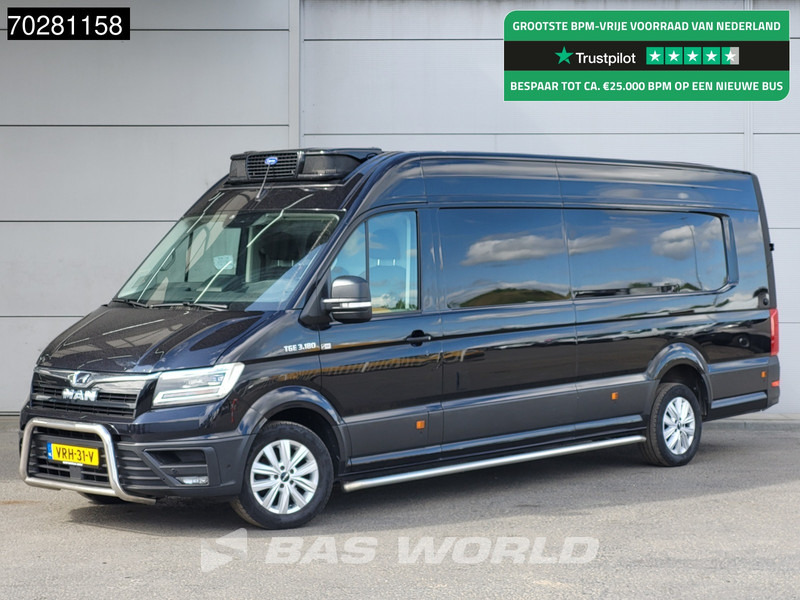 MAN TGE 3.180 Koelwagen Bi-Temp Vriezer Automaat Carrier Pulsor 400mt 230V stekker Trekhaak ACC LED Navi Airco Camera Parkeersensoren Koel Koe - Hűtős kisteherautó: 1 kép. MAN TGE 3.180 Koelwagen Bi-Temp Vriezer Automaat Carrier Pulsor 400mt 230V stekker Trekhaak ACC LED Navi Airco Camera Parkeersensoren Koel Koe - Hűtős kisteherautó: 1 kép.