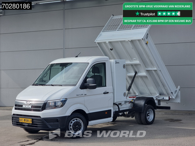 MAN TGE 5.120 Kipper Dubbellucht 3500kg trekhaak Navi Airco Cruise Tipper Benne Kieper Airco Cruise control - Billenőplatós kisteherautó: 1 kép. MAN TGE 5.120 Kipper Dubbellucht 3500kg trekhaak Navi Airco Cruise Tipper Benne Kieper Airco Cruise control - Billenőplatós kisteherautó: 1 kép.