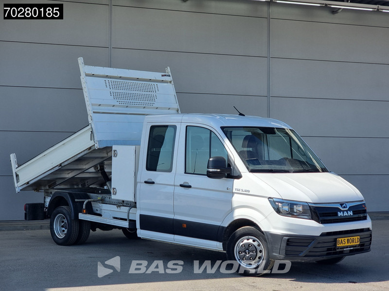 MAN TGE 5.120 Kipper met Kist Dubbel Cabine Dubbellucht 3,5t Trekhaak Navi Airco Cruise Camera Tipper Benne Kieper m3 Airco Dubbel cabine Trek - Billenőplatós kisteherautó: 3 kép. MAN TGE 5.120 Kipper met Kist Dubbel Cabine Dubbellucht 3,5t Trekhaak Navi Airco Cruise Camera Tipper Benne Kieper m3 Airco Dubbel cabine Trek - Billenőplatós kisteherautó: 3 kép.