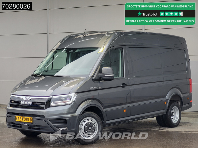MAN TGE 5.160 Uniek! Dubbellucht Automaat L3H3 160PK ACC LED Navi Airco Camera Parkeersensoren v+a 12,4inch-Display CarPlay Euro6 L2H2 Airco - Furgon: 1 kép. MAN TGE 5.160 Uniek! Dubbellucht Automaat L3H3 160PK ACC LED Navi Airco Camera Parkeersensoren v+a 12,4inch-Display CarPlay Euro6 L2H2 Airco - Furgon: 1 kép.