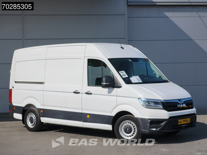 MAN TGE Elektrisch 115km WLTP 36kWh L3H3 Automaat LED Navi Airco Cruise Camera Parkeersensoren L2H2 8m3 Airco Cruise control - Furgon, Elektromos kisteherautó: 5 kép. MAN TGE Elektrisch 115km WLTP 36kWh L3H3 Automaat LED Navi Airco Cruise Camera Parkeersensoren L2H2 8m3 Airco Cruise control - Furgon, Elektromos kisteherautó: 5 kép.