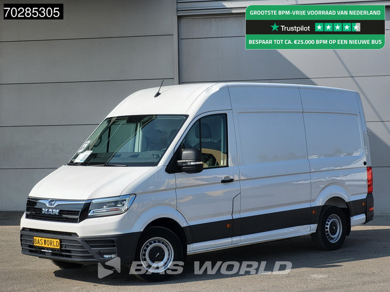 MAN TGE Koelwagen Thermo King 230V stekker Elektrisch 115km WLTP 36kWh L3H3 Automaat LED Navi Airco Cruise Camera Parkeersensoren L2H2 K - Hűtős kisteherautó, Elektromos kisteherautó: 1 kép. MAN TGE Koelwagen Thermo King 230V stekker Elektrisch 115km WLTP 36kWh L3H3 Automaat LED Navi Airco Cruise Camera Parkeersensoren L2H2 K - Hűtős kisteherautó, Elektromos kisteherautó: 1 kép.