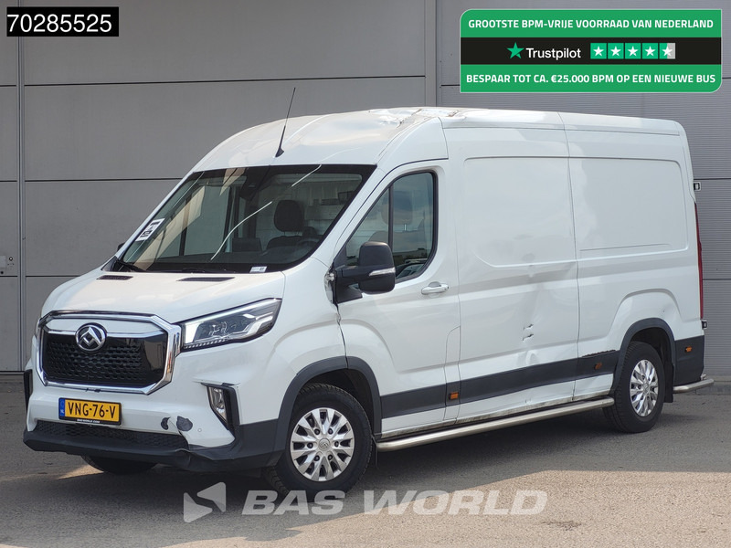 Maxus eDeliver Elektrisch 226 WLTP 72kWh Xenon Airco Cruise Camera Parkeersensoren 12m3 Airco Cruise control - Furgon, Elektromos kisteherautó: 1 kép. Maxus eDeliver Elektrisch 226 WLTP 72kWh Xenon Airco Cruise Camera Parkeersensoren 12m3 Airco Cruise control - Furgon, Elektromos kisteherautó: 1 kép.