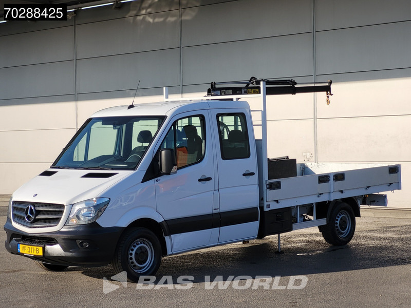 Mercedes-Benz Sprinter 310 CDI Kraanwagen Automaat HIAB 017T-2 Navi Airco Euro6 Kraan Crane Kranwagen Pickup Pritsche Airco - Platós kisteherautó: 2 kép. Mercedes-Benz Sprinter 310 CDI Kraanwagen Automaat HIAB 017T-2 Navi Airco Euro6 Kraan Crane Kranwagen Pickup Pritsche Airco - Platós kisteherautó: 2 kép.