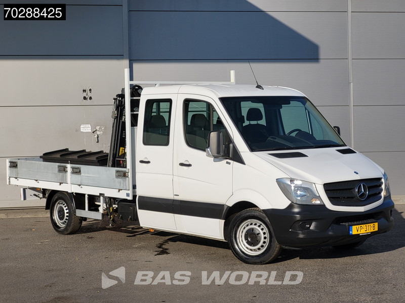 Mercedes-Benz Sprinter 310 CDI Kraanwagen Automaat HIAB 017T-2 Navi Airco Kraan Crane Kranwagen Pickup Pritsche Airco - Platós kisteherautó: 3 kép. Mercedes-Benz Sprinter 310 CDI Kraanwagen Automaat HIAB 017T-2 Navi Airco Kraan Crane Kranwagen Pickup Pritsche Airco - Platós kisteherautó: 3 kép.