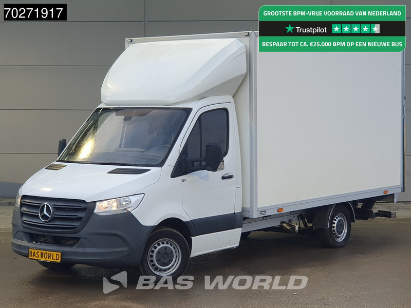 Mercedes-Benz Sprinter 314 CDI Automaat Laadklep Zijdeur Bakwagen Camera Airco Cruise Meubelbak Koffer 19m3 Airco Cruise control - Dobozos kisteherautó: 1 kép. Mercedes-Benz Sprinter 314 CDI Automaat Laadklep Zijdeur Bakwagen Camera Airco Cruise Meubelbak Koffer 19m3 Airco Cruise control - Dobozos kisteherautó: 1 kép.