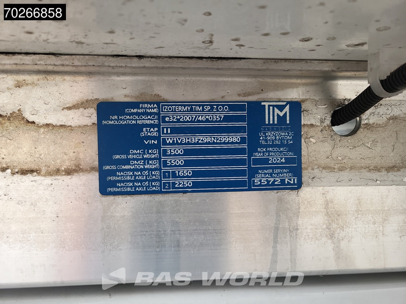 Hűtős kisteherautó Mercedes-Benz Sprinter 315 CDI Koelwagen Achterdeuren Thermo King C-250 Airco MBUX Koel Koeler Kühl Kühler Kühlwagen Kühlkoffer 17m3 Airco: 19 kép.