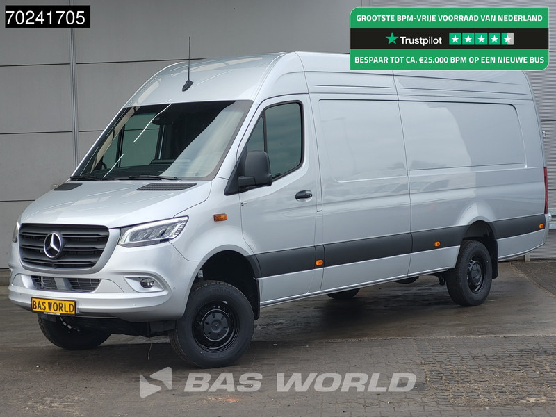Mercedes-Benz Sprinter 319 CDI Automaat 4x4 190PK L4H2 XXL LED ACC Navi 360Camera 10'' MBUX CarPlay Parkeersensoren Euro6 4wd Allrad L4 Long 15m3 Airco - Furgon: 1 kép. Mercedes-Benz Sprinter 319 CDI Automaat 4x4 190PK L4H2 XXL LED ACC Navi 360Camera 10'' MBUX CarPlay Parkeersensoren Euro6 4wd Allrad L4 Long 15m3 Airco - Furgon: 1 kép.