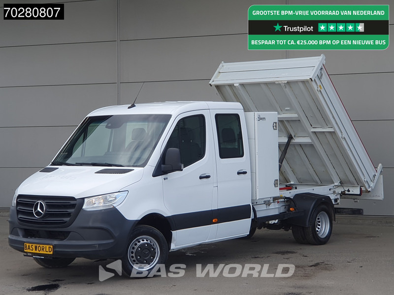 Mercedes-Benz Sprinter 514 CDI Kipper met Kist Dubbel Cabine Dubbellucht 3,5t Trekhaak Airco Cruise Euro6 Kieper Tipper Benne Airco Dubbel cabine Trekh - Billenőplatós kisteherautó: 1 kép. Mercedes-Benz Sprinter 514 CDI Kipper met Kist Dubbel Cabine Dubbellucht 3,5t Trekhaak Airco Cruise Euro6 Kieper Tipper Benne Airco Dubbel cabine Trekh - Billenőplatós kisteherautó: 1 kép.