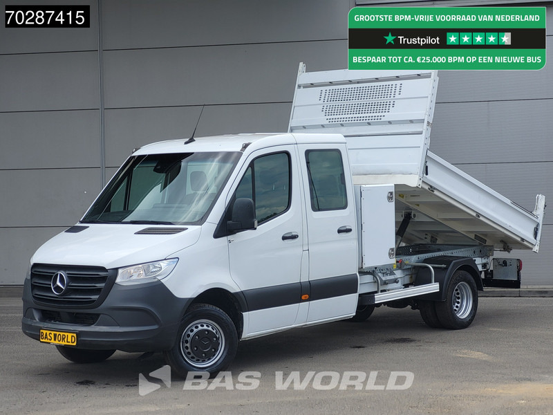 Mercedes-Benz Sprinter 514 CDI Kipper met Kist Dubbel Cabine Dubbellucht 3,5t Trekhaak Airco Cruise MBUX CarPlay Euro6 Tipper Benne Kieper 2m3 Airco Tr - Billenőplatós kisteherautó: 1 kép. Mercedes-Benz Sprinter 514 CDI Kipper met Kist Dubbel Cabine Dubbellucht 3,5t Trekhaak Airco Cruise MBUX CarPlay Euro6 Tipper Benne Kieper 2m3 Airco Tr - Billenőplatós kisteherautó: 1 kép.