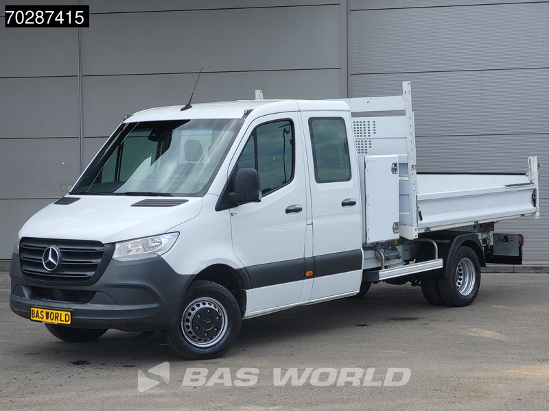 Mercedes-Benz Sprinter 514 CDI Kipper met Kist Dubbel Cabine Dubbellucht 3,5t Trekhaak Airco Cruise MBUX CarPlay Euro6 Tipper Benne Kieper 2m3 Airco Tr - Billenőplatós kisteherautó: 2 kép. Mercedes-Benz Sprinter 514 CDI Kipper met Kist Dubbel Cabine Dubbellucht 3,5t Trekhaak Airco Cruise MBUX CarPlay Euro6 Tipper Benne Kieper 2m3 Airco Tr - Billenőplatós kisteherautó: 2 kép.