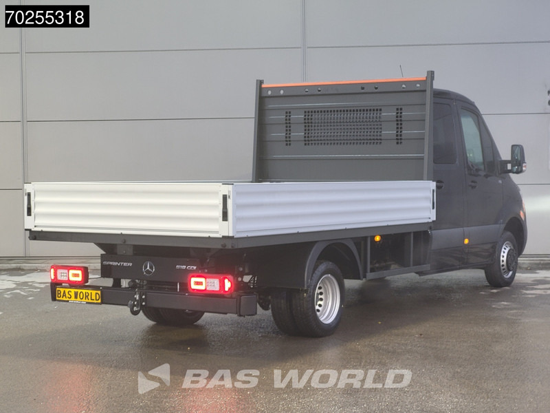 Mercedes-Benz Sprinter 519 CDI Automaat Open Laadbak Dubbel Cabine 3.5t trekhaak LED Navi Camera ACC Pickup Pritsche Airco Dubbel cabine Trekhaak Cruis - Platós kisteherautó: 5 kép. Mercedes-Benz Sprinter 519 CDI Automaat Open Laadbak Dubbel Cabine 3.5t trekhaak LED Navi Camera ACC Pickup Pritsche Airco Dubbel cabine Trekhaak Cruis - Platós kisteherautó: 5 kép.
