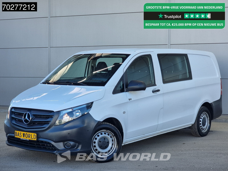 Mercedes-Benz Vito 114 Dubbel Cabine Automaat L2H1 Navi Trekhaak Airco Cruise Camera Parkeersensoren L2 Doka Mixto 3m3 Airco Dubbel cabine Trekhaak - Kis furgon: 1 kép. Mercedes-Benz Vito 114 Dubbel Cabine Automaat L2H1 Navi Trekhaak Airco Cruise Camera Parkeersensoren L2 Doka Mixto 3m3 Airco Dubbel cabine Trekhaak - Kis furgon: 1 kép.