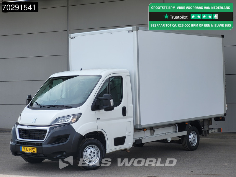 Peugeot Boxer 130PK Bakwagen Laadklep Dhollandia Lat om lat Airco Koffer Meubelbak 20m3 Airco - Dobozos kisteherautó: 1 kép. Peugeot Boxer 130PK Bakwagen Laadklep Dhollandia Lat om lat Airco Koffer Meubelbak 20m3 Airco - Dobozos kisteherautó: 1 kép.
