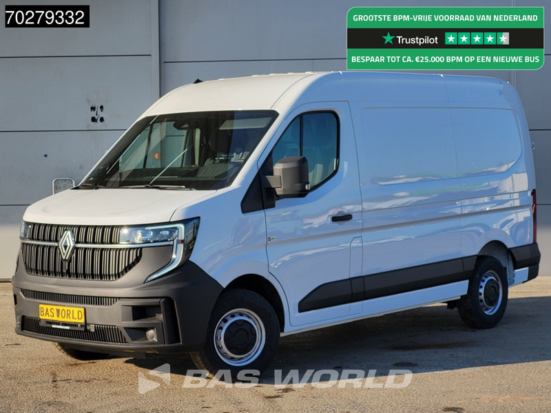 Renault Master 130pk 2025 Model! L2H2 Camera Carplay LED Airco Cruise Parkeersensoren L2 10m3 Airco Cruise control - Furgon: 1 kép. Renault Master 130pk 2025 Model! L2H2 Camera Carplay LED Airco Cruise Parkeersensoren L2 10m3 Airco Cruise control - Furgon: 1 kép.