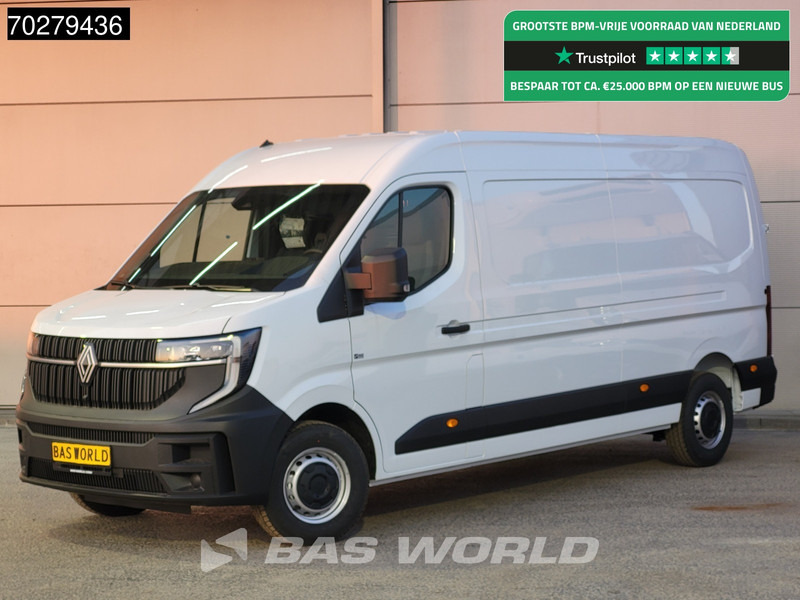 Renault Master 130pk 2025 Model! L2H2 Camera Carplay LED Airco Cruise Parkeersensoren L2 12m3 Airco Cruise control - Furgon: 1 kép. Renault Master 130pk 2025 Model! L2H2 Camera Carplay LED Airco Cruise Parkeersensoren L2 12m3 Airco Cruise control - Furgon: 1 kép.