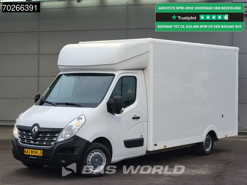 Renault Master 130pk Bakwagen Verkoopwagen Airco Cruise Euro6 Plancher Meubelbak Foodtruck Paardenwagen 20m3 Airco Cruise control - Dobozos kisteherautó: 1 kép. Renault Master 130pk Bakwagen Verkoopwagen Airco Cruise Euro6 Plancher Meubelbak Foodtruck Paardenwagen 20m3 Airco Cruise control - Dobozos kisteherautó: 1 kép.