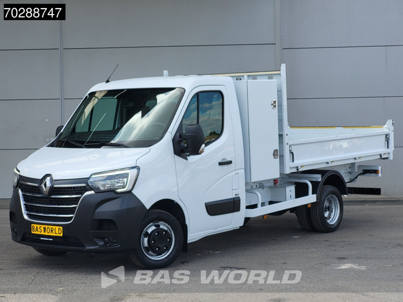 Renault Master 130pk Kipper met Kist Dubbellucht 3,5t Trekhaak LED Airco Cruise Euro6 Kieper Tipper Benne 2m3 Airco Trekhaak Cruise control - Billenőplatós kisteherautó: 3 kép. Renault Master 130pk Kipper met Kist Dubbellucht 3,5t Trekhaak LED Airco Cruise Euro6 Kieper Tipper Benne 2m3 Airco Trekhaak Cruise control - Billenőplatós kisteherautó: 3 kép.