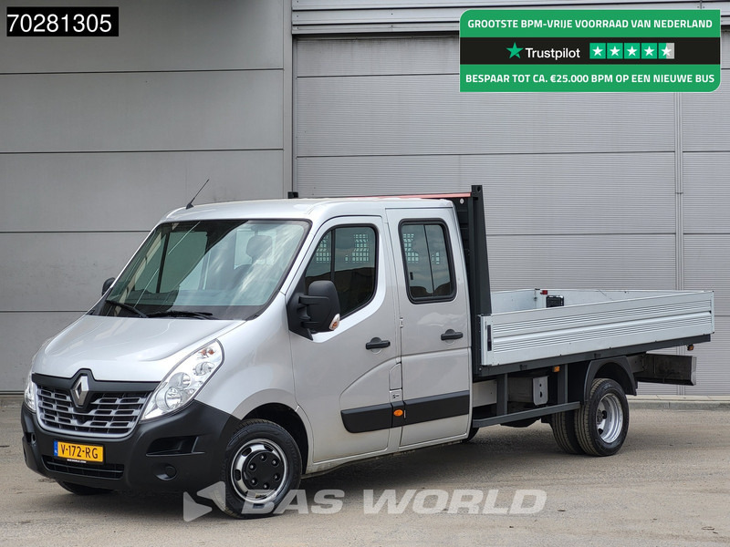 Platós kisteherautó Renault Master 145PK Dubbellucht Open Laadbak Dubbel Cabine 3,5t Trekhaak Navi Airco Cruise Camera Pickup Pritsche Open Box Airco Trekhaak Cruise con: 1 kép.