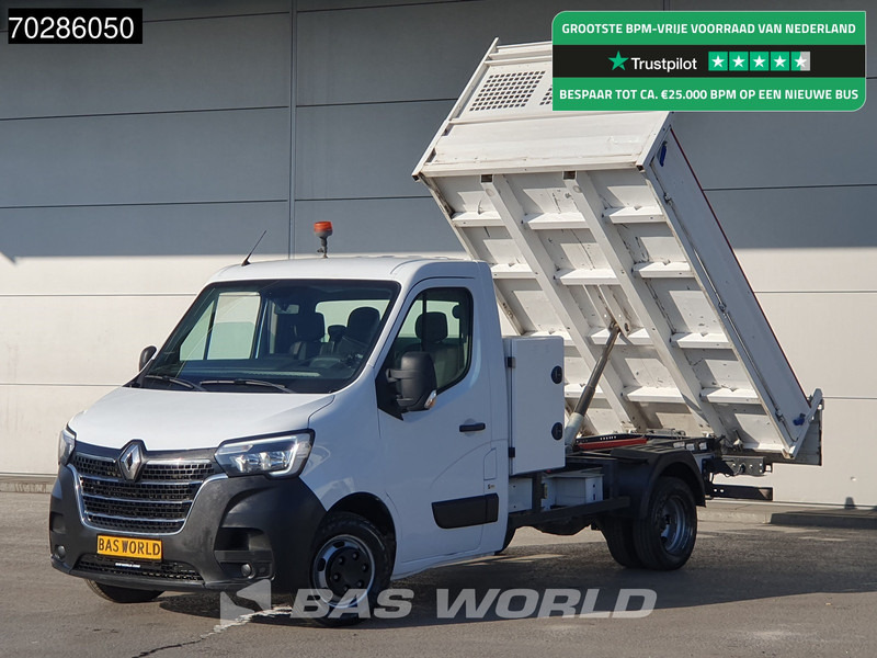 Renault Master 145PK Kipper met Kist Dubbellucht 3,5t Trekhaak Navi Airco Cruise LED Euro6 Tipper Benne Kieper 2m3 Airco Trekhaak Cruise control - Billenőplatós kisteherautó: 1 kép. Renault Master 145PK Kipper met Kist Dubbellucht 3,5t Trekhaak Navi Airco Cruise LED Euro6 Tipper Benne Kieper 2m3 Airco Trekhaak Cruise control - Billenőplatós kisteherautó: 1 kép.