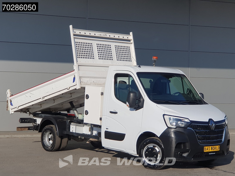Renault Master 145PK Kipper met Kist Dubbellucht 3,5t Trekhaak Navi Airco Cruise LED Euro6 Tipper Benne Kieper 2m3 Airco Trekhaak Cruise control - Billenőplatós kisteherautó: 3 kép. Renault Master 145PK Kipper met Kist Dubbellucht 3,5t Trekhaak Navi Airco Cruise LED Euro6 Tipper Benne Kieper 2m3 Airco Trekhaak Cruise control - Billenőplatós kisteherautó: 3 kép.