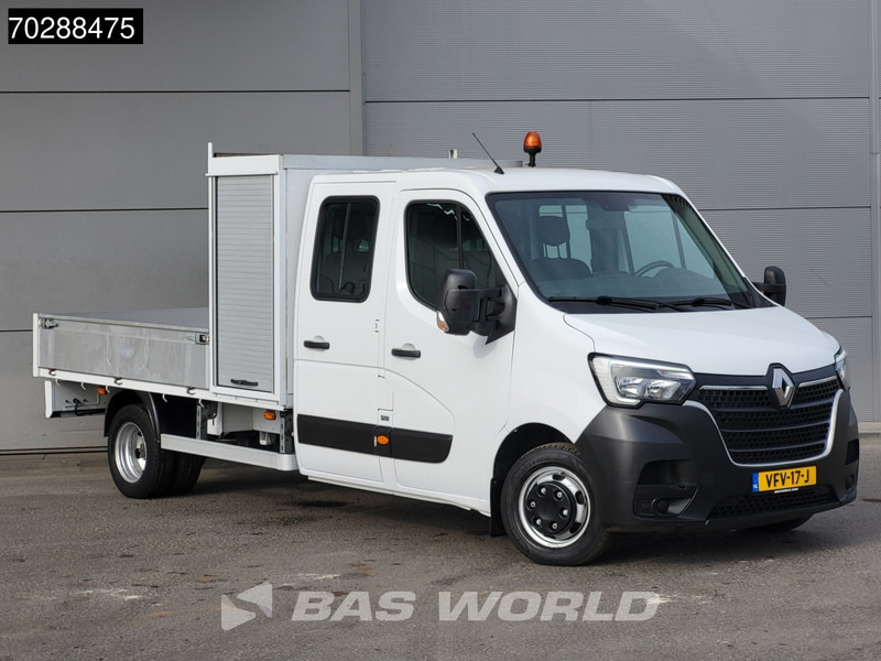 Renault Master 145PK Open Laadbak Dubbellucht 3,5t Trekhaak LED Airco Cruise Standkachel Euro6 Pritsche Pickup Open Box Airco Trekhaak Cruise control - Platós kisteherautó: 3 kép. Renault Master 145PK Open Laadbak Dubbellucht 3,5t Trekhaak LED Airco Cruise Standkachel Euro6 Pritsche Pickup Open Box Airco Trekhaak Cruise control - Platós kisteherautó: 3 kép.