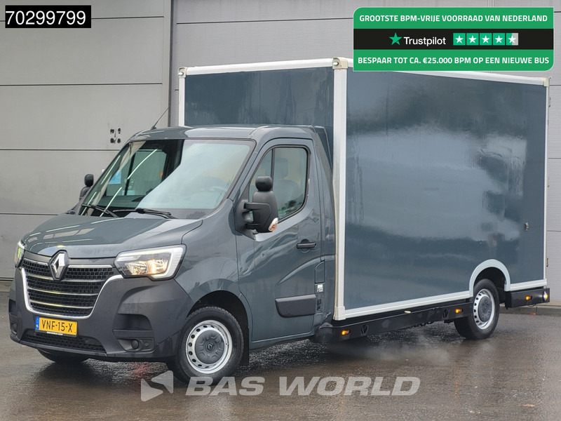 Renault Master 150PK Luchtvering Automaat Bakwagen Lowliner LED Airco Cruise Camera Euro6 Meubelwagen Koffer Verkoopwagen 18m3 Airco Cruise control - Dobozos kisteherautó: 1 kép. Renault Master 150PK Luchtvering Automaat Bakwagen Lowliner LED Airco Cruise Camera Euro6 Meubelwagen Koffer Verkoopwagen 18m3 Airco Cruise control - Dobozos kisteherautó: 1 kép.