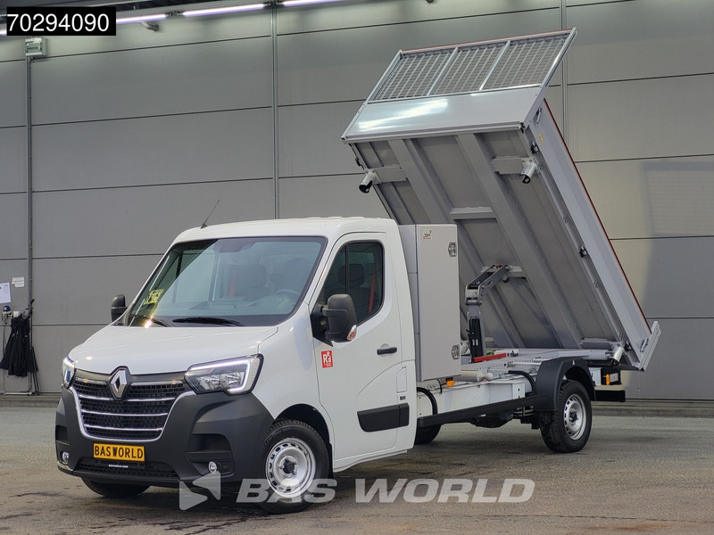 Renault Master 165PK 3 zijdige Kipper met Kist Trekhaak Airco Cruise Tipper Kieper Benne Airco Trekhaak Cruise control - Billenőplatós kisteherautó: 2 kép. Renault Master 165PK 3 zijdige Kipper met Kist Trekhaak Airco Cruise Tipper Kieper Benne Airco Trekhaak Cruise control - Billenőplatós kisteherautó: 2 kép.