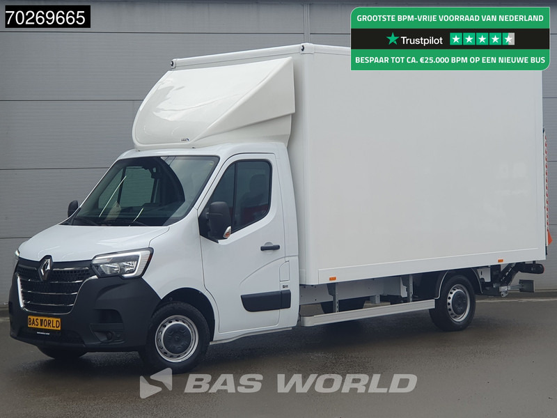 Renault Master 165PK Dhollandia laadklep Bakwagen Zijdeur Airco Cruise Meubelbak Koffer 20m3 Airco Cruise control - Dobozos kisteherautó: 1 kép. Renault Master 165PK Dhollandia laadklep Bakwagen Zijdeur Airco Cruise Meubelbak Koffer 20m3 Airco Cruise control - Dobozos kisteherautó: 1 kép.