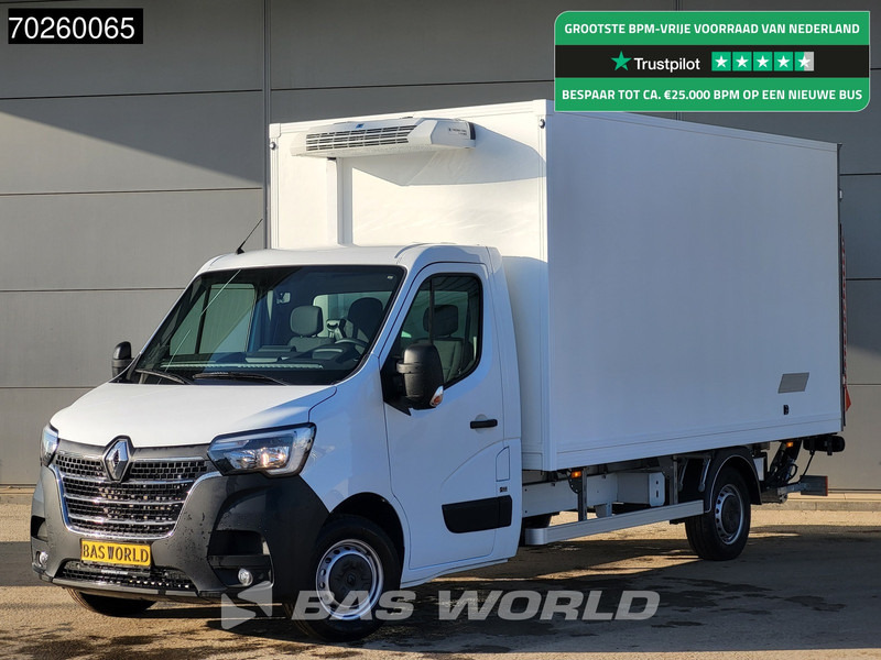 Renault Master 165PK Laadklep Koelwagen Thermo King V-200 MAX 230V stekker -15 Koeler Vries Kühlwagen Kühlkoffer 17m3 Airco Cruise control - Hűtős kisteherautó: 1 kép. Renault Master 165PK Laadklep Koelwagen Thermo King V-200 MAX 230V stekker -15 Koeler Vries Kühlwagen Kühlkoffer 17m3 Airco Cruise control - Hűtős kisteherautó: 1 kép.